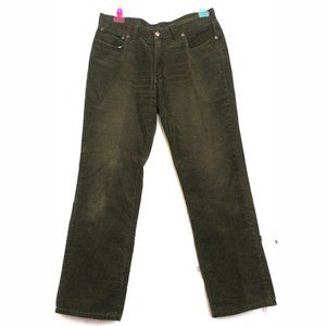 Vintage 90s Polo Ralph Lauren Men's Corduroy Pants Brown s34x30 PRL Thick Heavy